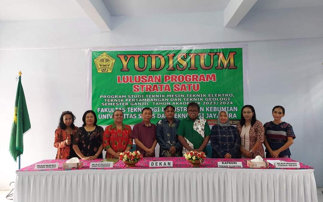Yudisium Fakultas Teknologi Industri dan Kebumian-USTJ Periode Semester Ganjil TA.2023/2024